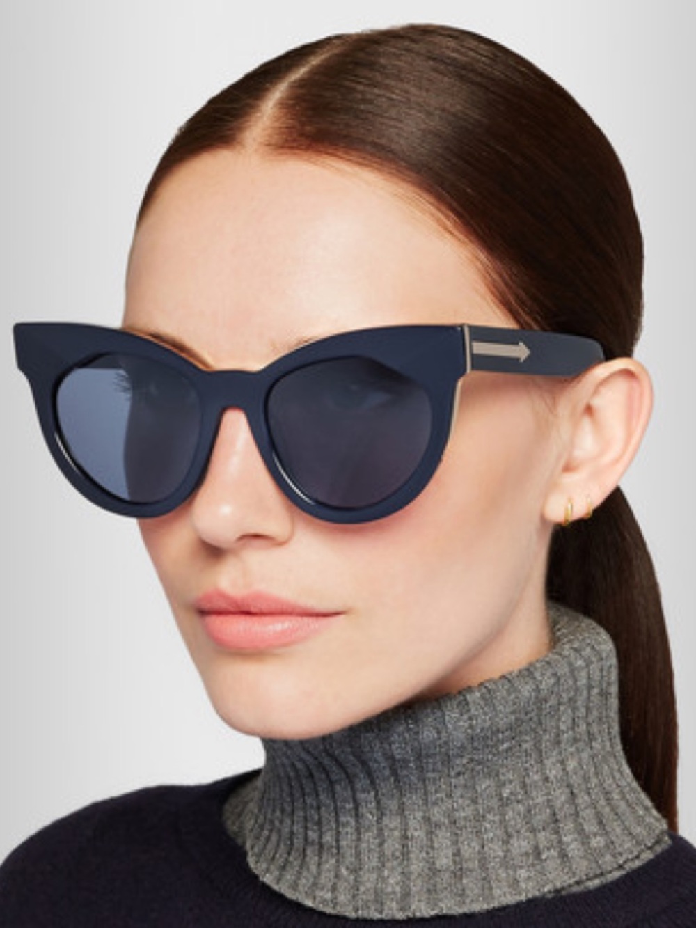 Karen Walker Starburst Sunglasses Navy Gold🕶️